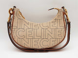 Celine Ava Triomphe Canvas And Calfskin Shoulder Bag Sd1025izxde