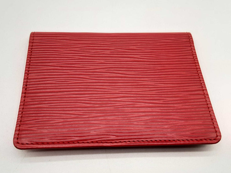 Louis Vuitton Couverture Passeport Red Epi Leather Card Holder Do1024loxde