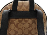 Coach Kenley Backpack In Signature Coated Canvas & Black Saffiano Leather Fw00925lzxdu