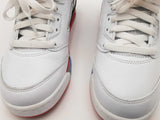 Jordan 5 Retro Og Fire Red Hq7980-101 Shoes Size 5.5 Y Aa0626izsa