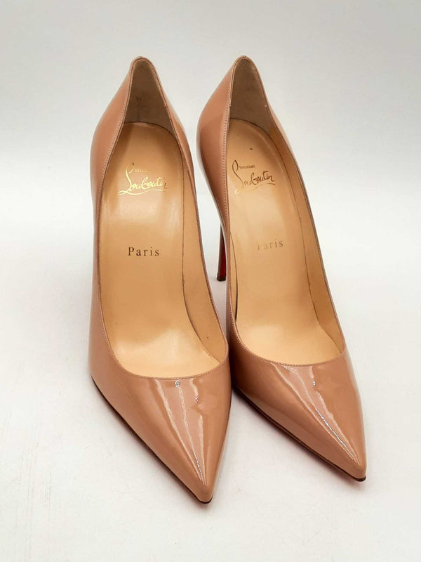 Christian Louboutin Nude Patent Leather Pumps Size 40 Eb1224lorsa