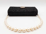 Jimmy Choo Black Glitter Bohemia Shoulder Bag Sd0626ozxde