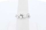 1.13cttw Lab Grown Diamond Ring 14k White Gold 3.06 Grams Size 6.75 Eb0726icrde