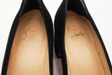 Christian Louboutin Miss Sab 55 Black Suede Pumps Size 37 Eb0426lxzsa