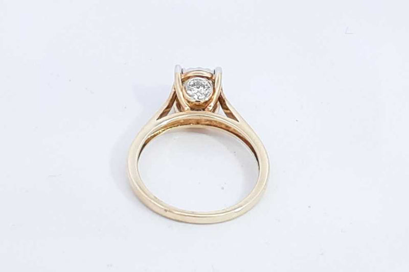 Approx. 0.4ctw Diamond Ring In 10k Yellow Gold 3.3 Grams Size 7 Eb0824orxdu