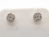 0.74 Cttw Diamonds 14k White Gold 2.0g Screw Back Stud Earrings Do0525lixde