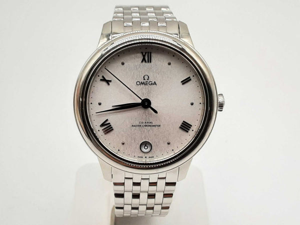 Omega 34 De Ville Prestige Silver Dial Steel Automatic Watch Do0924orxzde