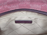 Michael Kors Mirella Small Crossbody In Mulberry Monogram Jacquard Fw0826wzdu