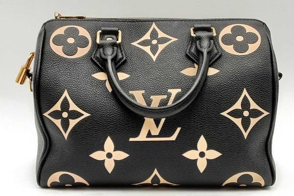 Louis Vuitton Bicolor Monogram Empreinte Leather Speedy Bandouliere Eb0225lrxzsa