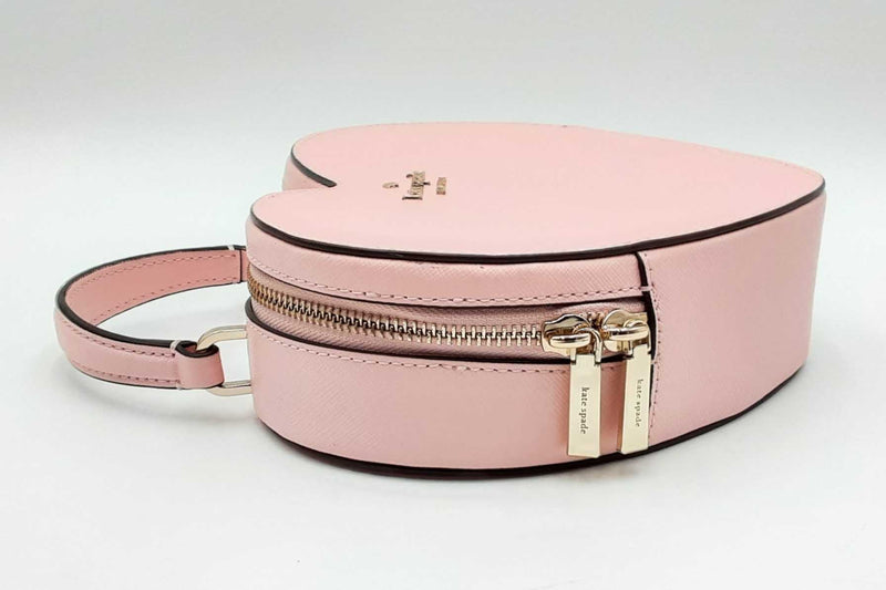 Kate Spade Love Shack Pink Leather Heart Crossbody Bag Eb1224ixdu