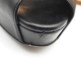 Gucci Black Leather Peep Toe Platform Heels Size 36.5 Eb0526crsa