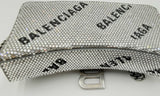 Balenciaga Hourglass Logo Strass Chain Wallet Eb1123ozxzdu