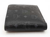 Mcm Black Visetos Coated Canvas Bifold Wallet Do0925ixde