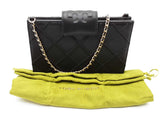 Tory Burch Fleming Mini Black Leather Chain Wallet Sd0826lozde
