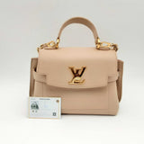 Louis Vuitton Soft Calfskin Lockme Ever Greige Hs0724lrxzsa