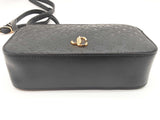 Jimmy Choo Palace Black Logo Leather Crossbody Bag Do0925rxde