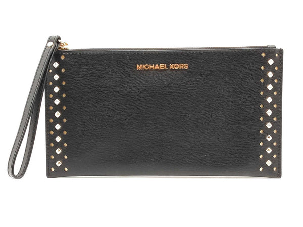 Micheal Kors Wrist Wallet Black Aa0525lrsa