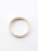 0.25 Cttw Diamond & 14k Yellow Gold Wedding Band 4.7 Grams Size 10 Fw0926wrzdu