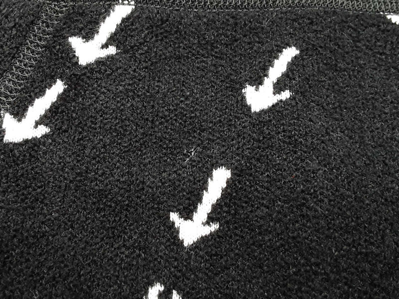 Off White Oversized Black White Arrow Knitwear Hood Sweater Size Xxl Do1025prxde