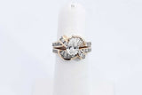 1.5ctw Diamond Ring In 14k Yellow Gold 6.3 Grams Size 4.5 Eb0225exzsa