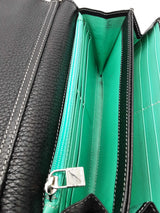 Tiffany & Co. Black Leather Turnlock Wallet On Chain Eb0526lxzde