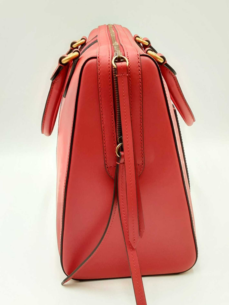 Gucci Red Leather Web Top Handle Bag Eb0924prxdu