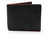 Salvatore Ferragamo Leather Bifold Wallet Black Aa0726rzsa