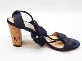 Jimmy Choo Margo Blue Denim Heel Size Eu 36.5 Do0226rxde