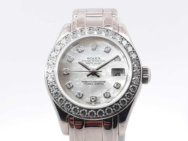 Rolex Pearlmaster 29mm 18k White Gold Automatic Watch Sd0825lozxzsa