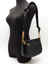 Louis Vuitton Multi Pochette Accessoires In Black Monogram Empreinte Leather Fw0626czxdu