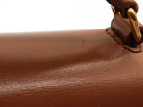 Yves Saint Laurent Brown Leather Cassandra Top Handle Bag Eb0426cxzde