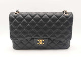 Chanel Lambskin Jumbo Double Flap Black Shoulder Bag Sd0825wwzxsa