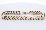 10k Yellow Gold Link Bracelet 18.1 Grams 8 Inch Eb1124psxsa