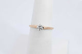 0.20ctw 14k Yellow Gold Diamond Solitaire Ring 1.6 Grams Size 6.5 Eb0526lpxdu