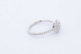 Tiffany & Co. Soleste Diamond Ring In Platinum 3.9 Grams Size 5.75 Eb0426prxzde