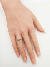 1.03 Ctw Diamond & 14k Gold Solitaire Ring - Gsi Cert 3.8g Size 6.5 Fw0825lpxzdu