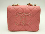 Chanel Lambskin Quilted Studded Beauty Begins Flap Bag Hs0824olxzsa