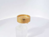 24k Yellow Gold 15.2 Grams Wedding Band Size 8 Aa0925loxzsa