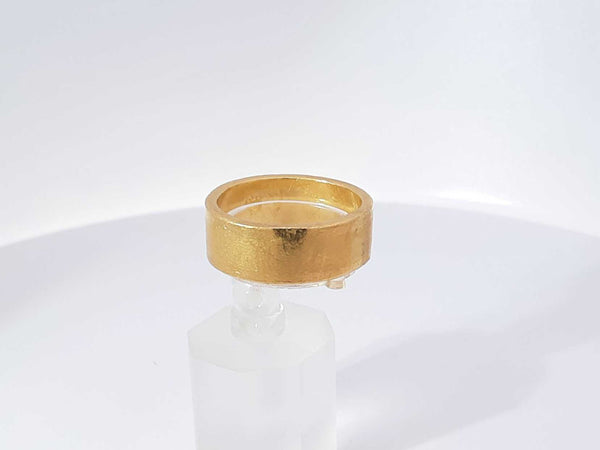 24k Yellow Gold 15.2 Grams Wedding Band Size 8 Aa0925loxzsa