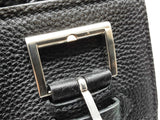 Prada Black Leather Buckle Tote Bag Sd0425irzde