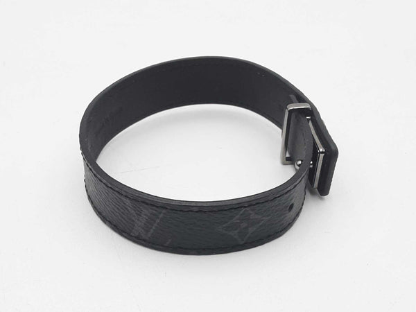 Louis Vuitton Lv Slim Monogram Eclipse Bracelet 9 Inch Sd0825lrzsa