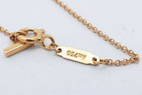 Tiffany & Co. 18k Yellow Gold Tiffany T Smile Pendant Necklace 2.8g Eb0426pxzsa
