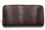 Louis Vuitton Deep Burgundy Epi Electric Leather Zippy Wallet Eb0526ooxsa