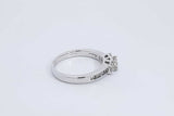 0.79cttw Princess Cut Diamond 10k White Gold Ring 3 Grams Size 7 Eb0626orxdu