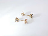 0.46 Cttw Diamond & 14k Yellow Gold Hidden Halo Stud Earrings 0.9g Fw0726lrrdu