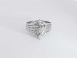 .84ctw Diamonds 14k White Gold 6.2 Grams Ring Size 10 Sd0725worsa
