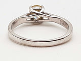 0.65 Cttw Champage Diamond 0.95 Platinum 5.1g Ring Size 8.75 Lh0324pixde