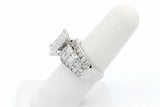 1.74cttw Diamond Ring In 14k White Gold 8.7 Grams Size 6 Eb1026srxsa