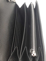 Gucci Dionysus Black Leather Wallet With Chain Eb0426wrxdu
