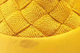 Bottega Veneta Plat Dandelion Yellow Woven Fabric Sneakers Size 44 Eb0925lorde